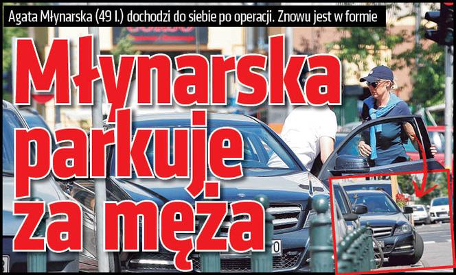 Młynarska parkuje za męża