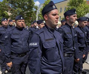 Ślubowanie nowych policjantów Śląskiej Policji