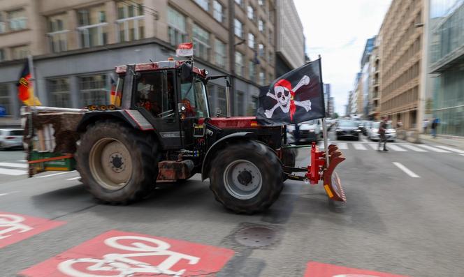 Protest rolników w Brukseli - 4 czerwca 2024 r.