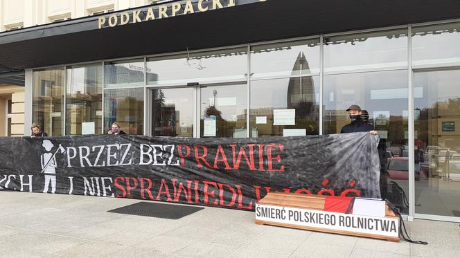 Protest rolników 21 października w Rzeszowie