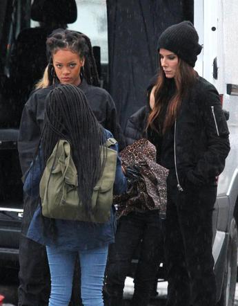 Rihanna i Sandra Bullock na planie Oceans 8