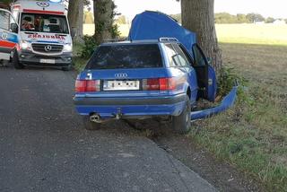 Wypadek na trasie Debrzno - Cierznie