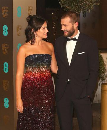 BAFTA 2017 Jamie Dornan z żoną