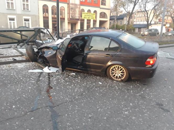 Poważny wypadek na skrzyżowaniu ulic Zachodniej z Lutomierską