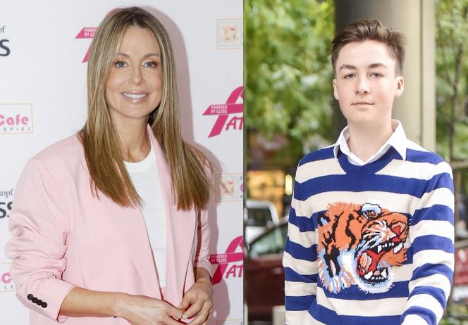 Małgorzata Rozenek-Majdan i jej syn Stanisław Rozenek