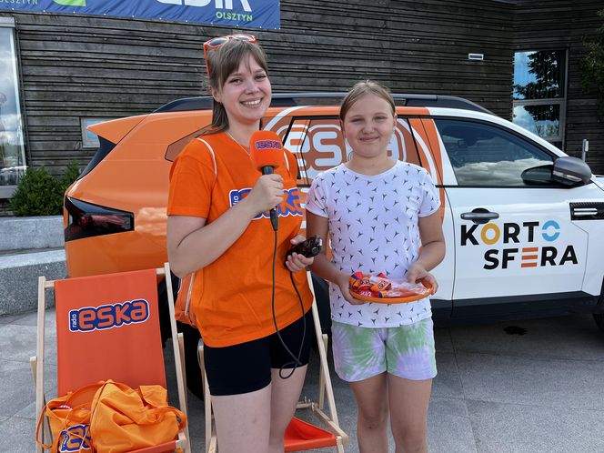 Wakacyjny patrol Eska Summer City na olsztyńskiej Plaży Miejskiej