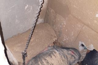 Śniadowo. Głowa mężczyzny utknęła w maszynie betoniarskiej