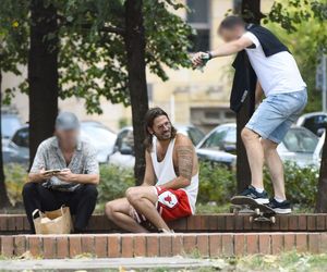 Radzimir Dębski umówił się ze znajomymi na burgera