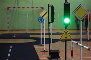 Mobilne miasteczko ruchu drogowego w Łodzi