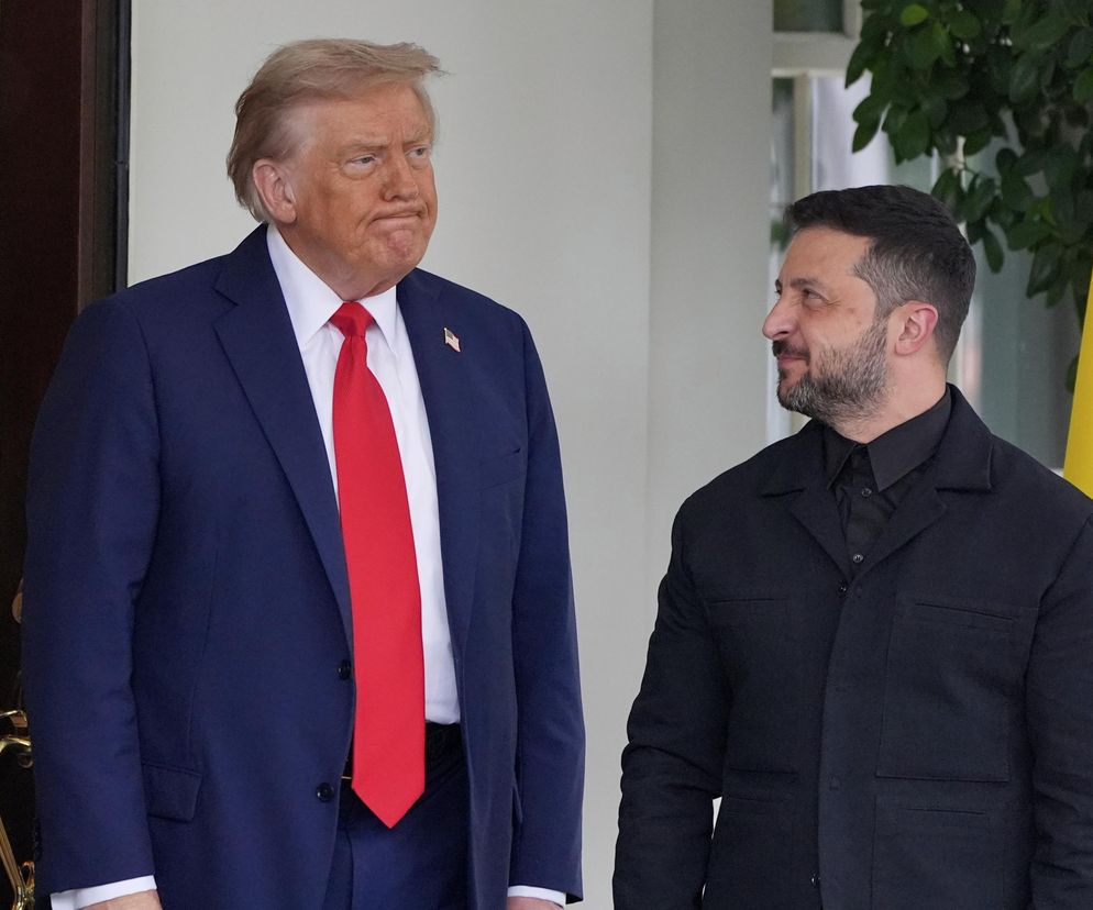 Trump i Zełeński w Białym Domu