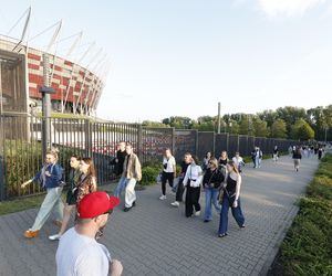 Koncert Justina Timberlake'a w Warszawie - fani pod PGE Narodowym