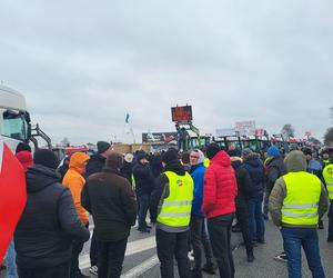 Protest rolników Zdany- Zbuczyn 