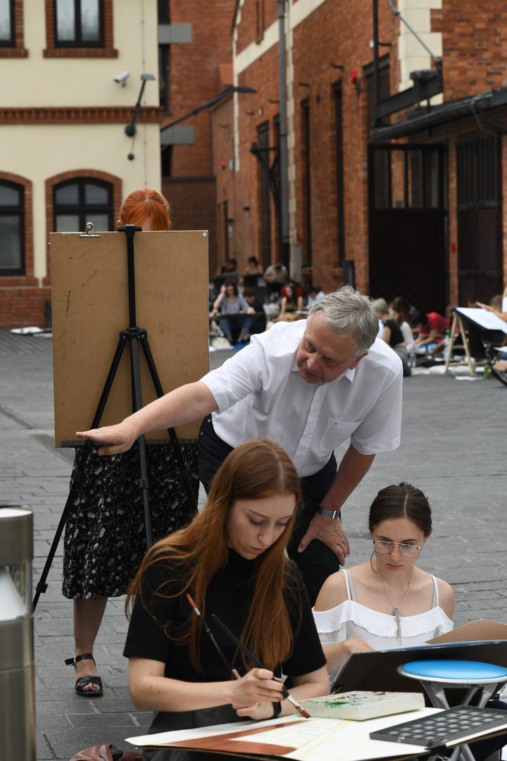 Plener malarski na Wydziale Architektury Politechniki Krakowskiej