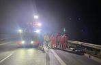 Wypadek na autostradzie A4 na wysokoaci Balic w kierunku Rzeszowa 