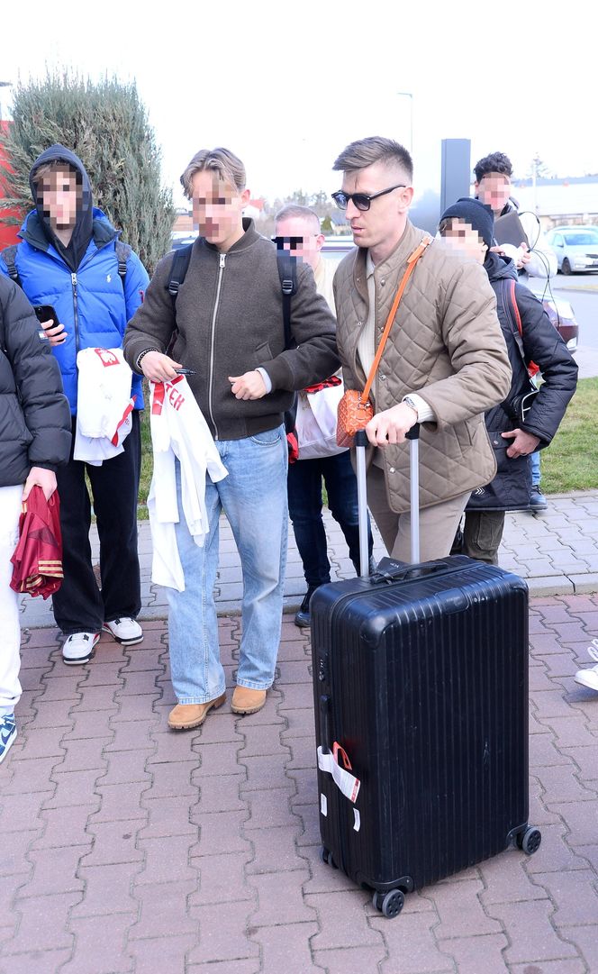 Piłkarze reprezentacji przyjechali na zgrupowanie do Warszawy