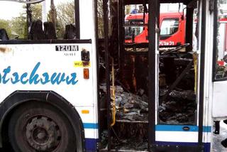 Pożar autobusu PKS Częstochowa