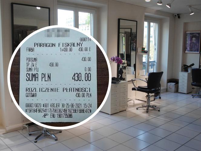 Szok po wizycie w warszawskim salonie fryzjerskim! Mama 14-latki opublikowała rachunek