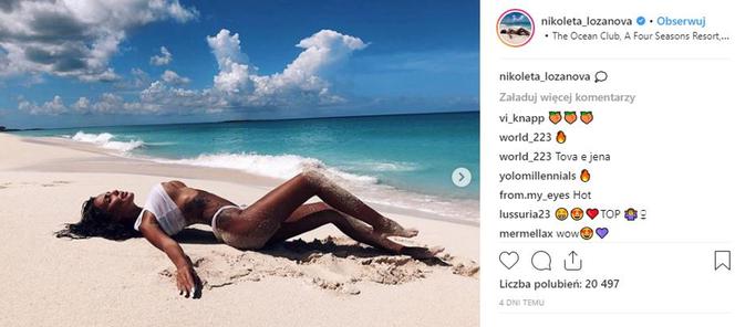 Nikoleta Lozanova, bułgarska modelka