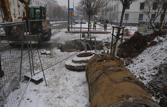 Szpital i wiele domów bez ogrzewania na Mokotowie