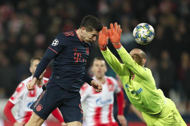 Robert Lewandowski i Milan Borjan