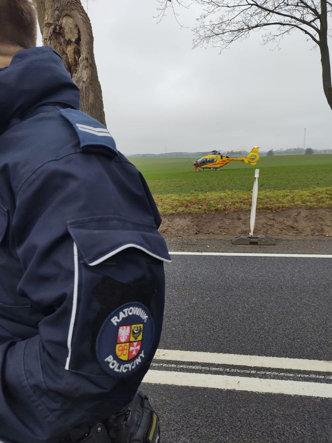 Poważny wypadek na trasie Radoszyn - Chociule pod Świebodzinem