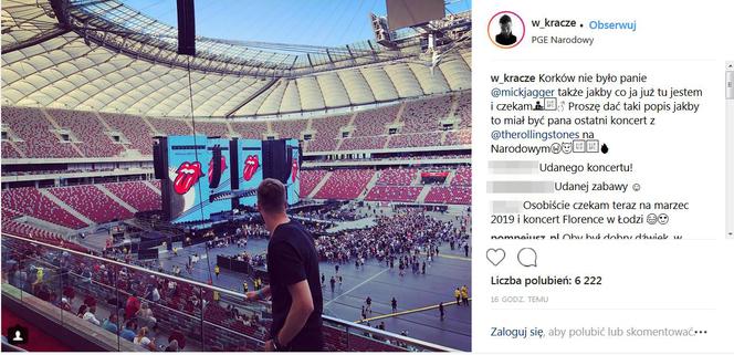 Znani na Koncercie Rolling Stones