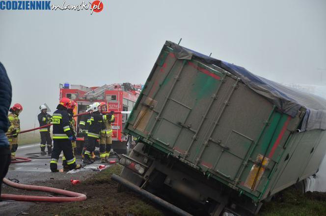 Śmiertelny wypadek pod Głużkiem, okolice Mławy