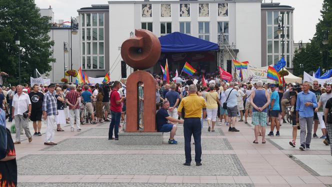 Protest przeciw przemocy w Białymstoku