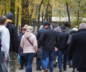 Tłumy na cmentarzu na Miłostowie