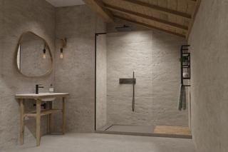 Łazienka Flintstone chic