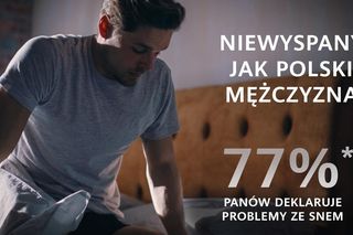 Niewyspany jak Polak. 77% polskich mężczyzn deklaruje problemy ze snem