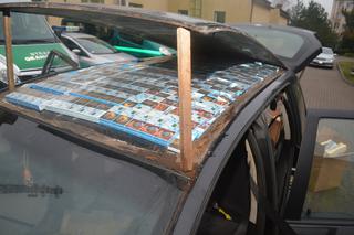 Papierosy w dachu auta! Pomysły przemytników są zadziwiające
