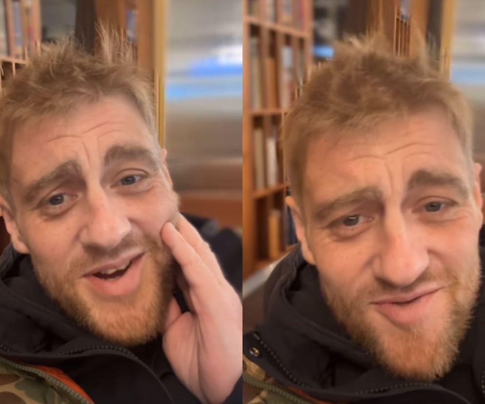 Tomasz Jakubiak był wzruszony gestem. Nie mógł powstrzymać łez