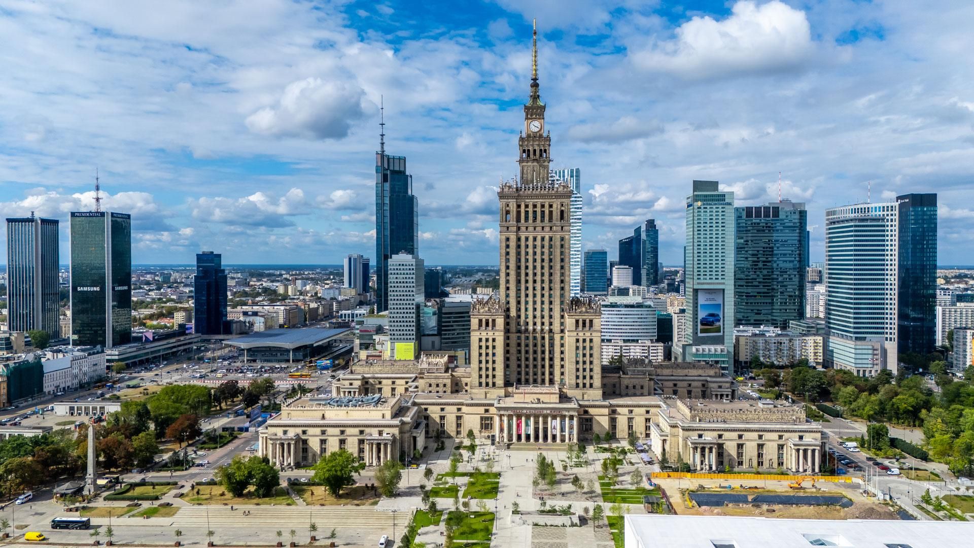 Plac Centralny Warszawa, sierpień 2025