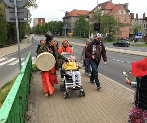 Happening Boso przez Grudziądz