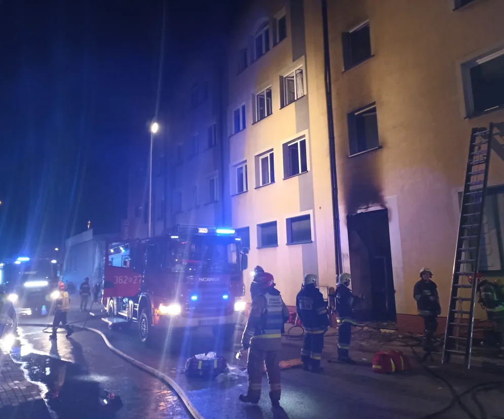 Nocny pożar w Tarnowie to podpalenie? Policja zatrzymała podejrzanego