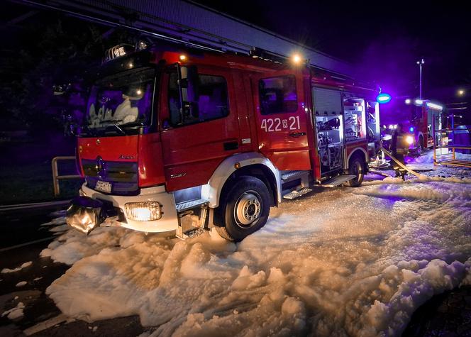 Pożar w fabryce opon w Dębicy [GALERIA]