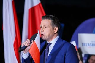 Wiec Rafała Trzaskowskiego po debacie