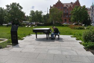 Fortepian przed Urzędem Miasta to prawdziwy hit!