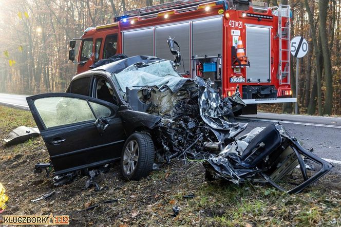 Tragiczny wypadek w Bąkowie na DK11