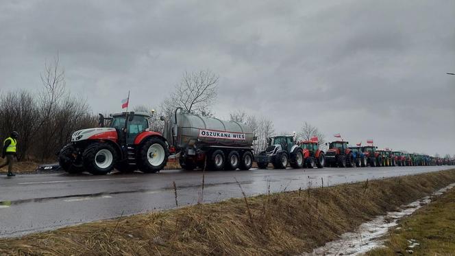 Protest rolników Zamość 2024