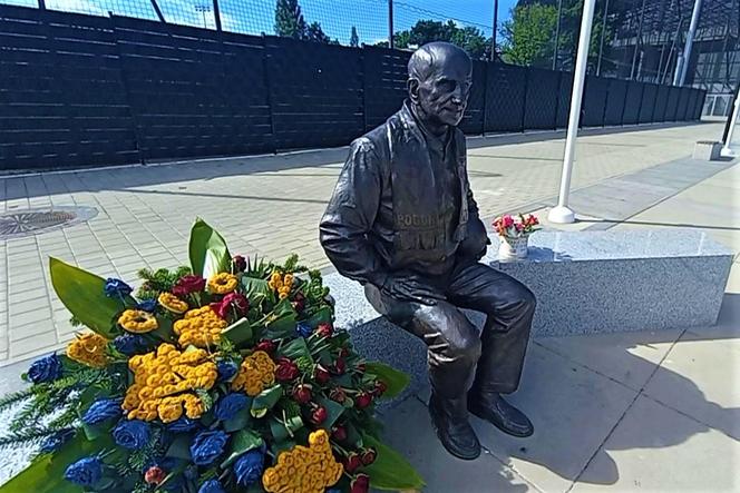 Tak wygląda pomnik Floriana Krygiera, legendarnego trenera szczecińskiej Pogoni