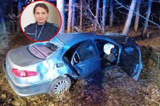 33 latek uderzył w drzewo i zginął