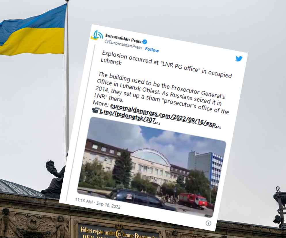 Ukraina: Wybuch w prorosyjskiej siedzibie prokuratury w Ługańsku