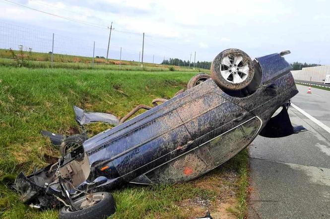 Łódzkie. Wypadek na S8