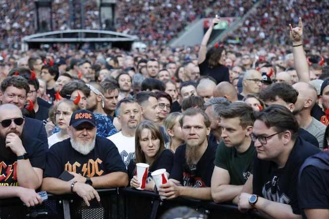 Koncert AC/DC w Warszawie (4.07.2025) - część druga. Organizatorem koncertu jest Live Nation
