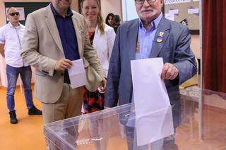 Lech Wałęsa w Opolu oddał głos w wyborach europejskich 