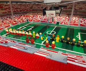 Stadion PGE Narodowy z klocków LEGO