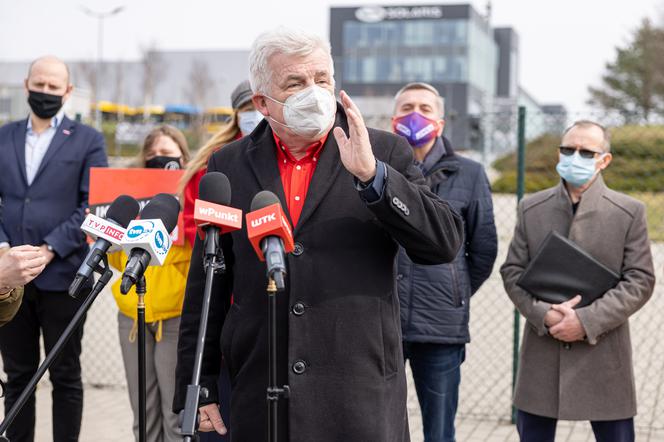 strajk w fabryce autobusów w Bolechowie