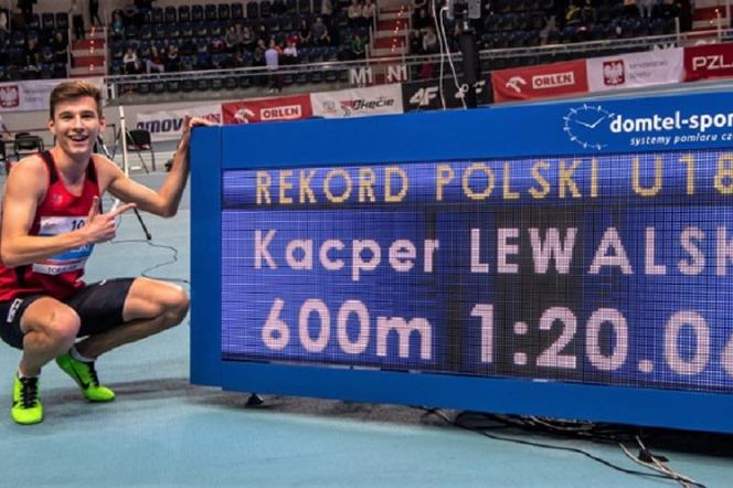 Kacper Lewalski z kolejnym rekordem
